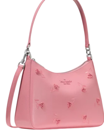 Kate Spade New York Margot Floral Shoulder Bag Grapefruit Soda