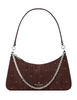Kate Spade New York Margot Quilted Suede Shoulder Bag Hot Fudge