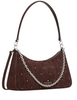 Kate Spade New York Margot Quilted Suede Shoulder Bag Hot Fudge