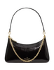 Kate Spade New York Margot Shiny Leather Shoulder Bag Black