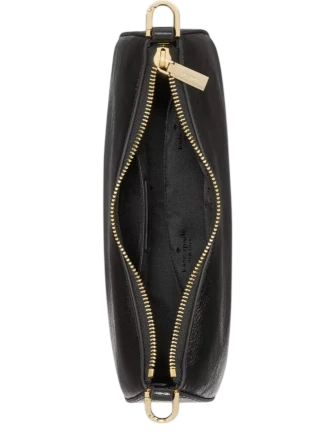 Kate Spade New York Margot Shiny Leather Shoulder Bag Black
