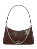 Kate Spade New York Margot Shiny Leather Shoulder Bag Hot Fudge