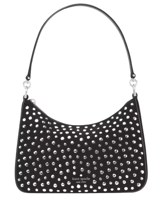 Kate Spade New York Margot Studded Medium Shoulder Bag Black