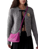 Kate Spade New York Margot Studded Suede Shoulder Bag Beet