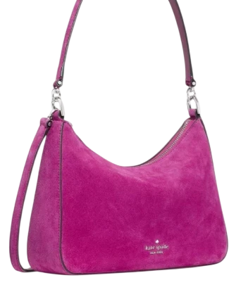 Kate Spade New York Margot Suede Medium Shoulder Bag Beet