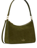 Kate Spade New York Margot Suede Medium Shoulder Bag Enchanted Green