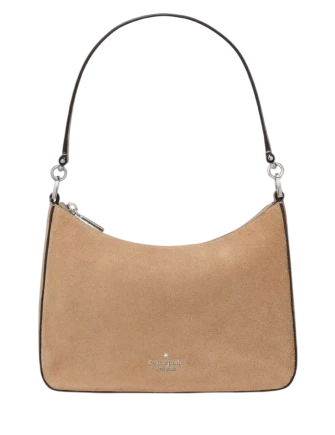 Kate Spade New York Margot Suede Medium Shoulder Bag Timeless Taupe
