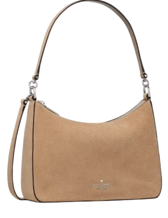 Kate Spade New York Margot Suede Medium Shoulder Bag Timeless Taupe