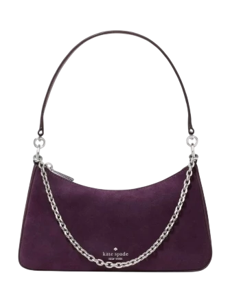 Kate Spade New York Margot Suede Shoulder Bag Jet Set