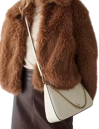Kate Spade New York Margot Textured Patent Leather Convertible Crossbody Meringue