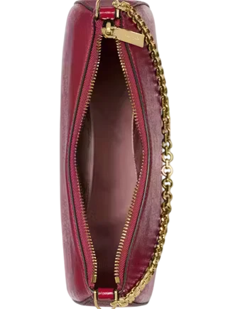 Kate Spade New York Margot Textured Patent Leather Convertible Crossbody Red Jam