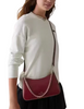 Kate Spade New York Margot Textured Patent Leather Convertible Crossbody Red Jam