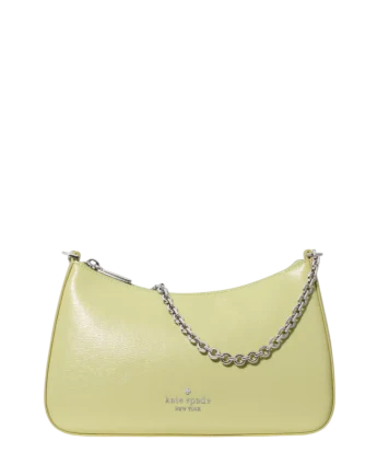Kate Spade New York Margot Textured Patent Leather Convertible Crossbody Tennis Ball