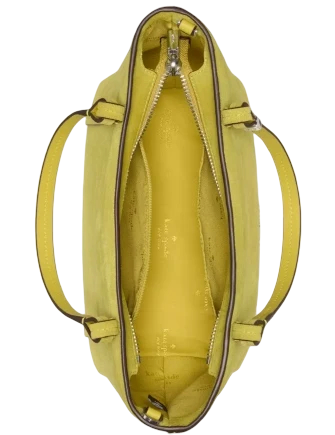 Kate Spade New York Marlowe Suede Small Tote Bag Laurel Leaf