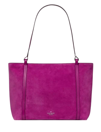 Kate Spade New York Marlowe Suede Tote Bag Beet