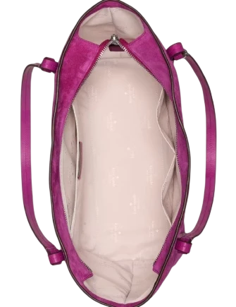 Kate Spade New York Marlowe Suede Tote Bag Beet