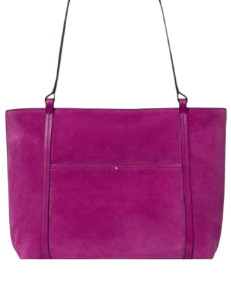 Kate Spade New York Marlowe Suede Tote Bag Beet