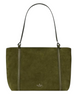 Kate Spade New York Marlowe Suede Tote Bag Enchanted Green 