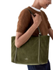 Kate Spade New York Marlowe Suede Tote Bag Enchanted Green 