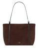 Kate Spade New York Marlowe Suede Tote Bag Hot Fudge