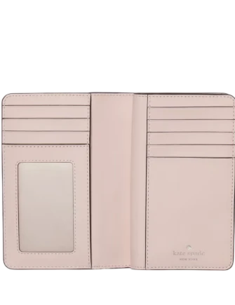 Kate Spade New York Medium Bifold Wallet Grapefruit Soda