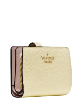 Kate Spade New York Medium Bifold Wallet Lemon Fondant
