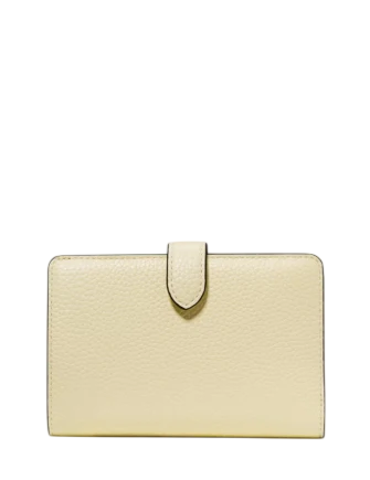 Kate Spade New York Medium Bifold Wallet Lemon Fondant