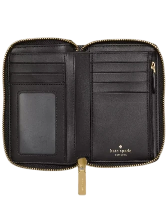 Kate Spade New York Medium Zip Wallet Black