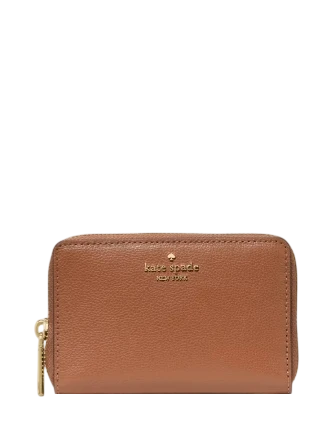 Kate Spade New York Medium Zip Wallet Warm Gingerbread