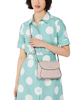 Kate Spade New York Monica Small Flap Crossbody Cozy Grey
