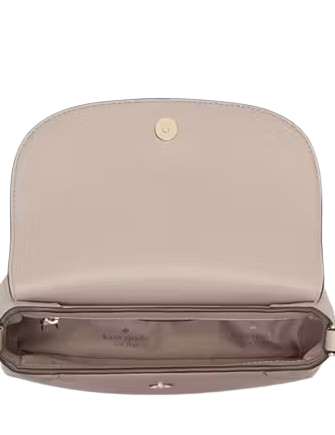 Kate Spade New York Monica Small Flap Crossbody Cozy Grey