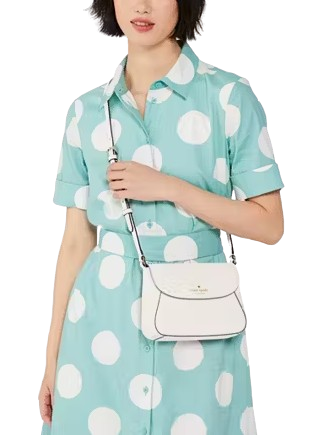 Kate Spade New York Monica Small Flap Crossbody Meringue