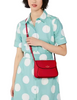 Kate Spade New York Monica Small Flap Crossbody Perfect Cherry