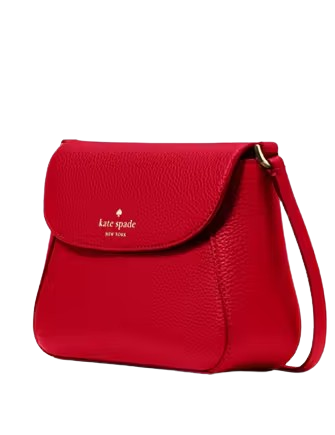 Kate Spade New York Monica Small Flap Crossbody Perfect Cherry