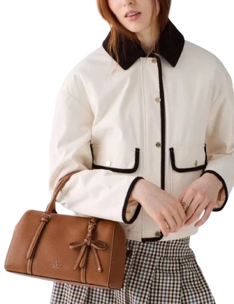 Kate Spade New York Monroe Satchel Bag Warm Gingerbread