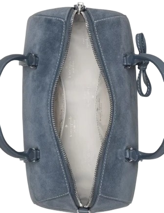Kate Spade New York Monroe Suede Satchel Bag Cinder Grey