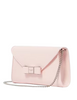 Kate Spade New York Morgan Bow Embellished Patent Leather Envelope Flap Crossbody Crepe Pink