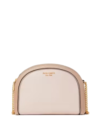 Kate Spade New York Morgan Colorblocked Double-zip Dome Crossbody Pale Dogwood