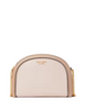 Kate Spade New York Morgan Colorblocked Double-zip Dome Crossbody Pale Dogwood