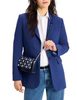 Kate Spade New York Morgan Daisy Dot Flap Chain Wallet Parisian Navy