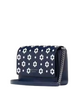 Kate Spade New York Morgan Daisy Dot Flap Chain Wallet Parisian Navy