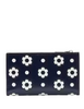 Kate Spade New York Morgan Daisy Dot Small Slim Bifold Wallet Parisian Navy
