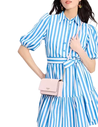 Kate Spade New York Morgan Flap Chain Wallet Shimmer Pink