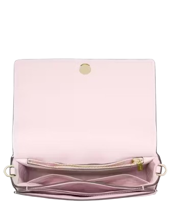 Kate Spade New York Morgan Flap Chain Wallet Shimmer Pink