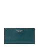 Kate Spade New York Morgan Slim Bifold Wallet Artesian Green 