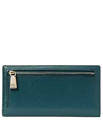 Kate Spade New York Morgan Slim Bifold Wallet Artesian Green 