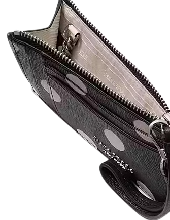 Kate Spade New York Morgan Sunshine Dot Card Case Wristlet Black
