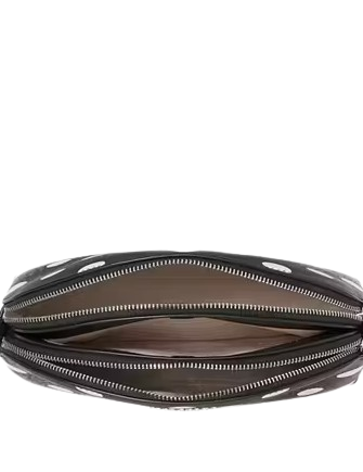Kate Spade New York Morgan Sunshine Dot Double-zip Dome Crossbody
