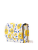 Kate Spade New York Morgan Sunshine Floral Printed Flap Chain Wallet Cream
