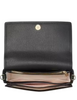 Kate Spade New York Morgan Tropical Foliage Flap Chain Wallet Black 